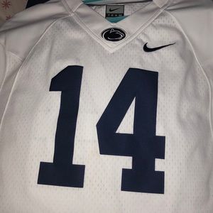 White number 14 Penn State Jersey